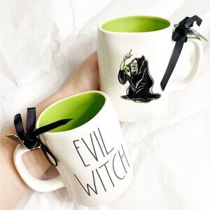 NEW Disney x Rae Dunn Villians EVIL WITCH Mug Double Sided 🧙‍♀️